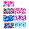 7 Purple and Blue Flowers Easter Egg Decorating Wraps